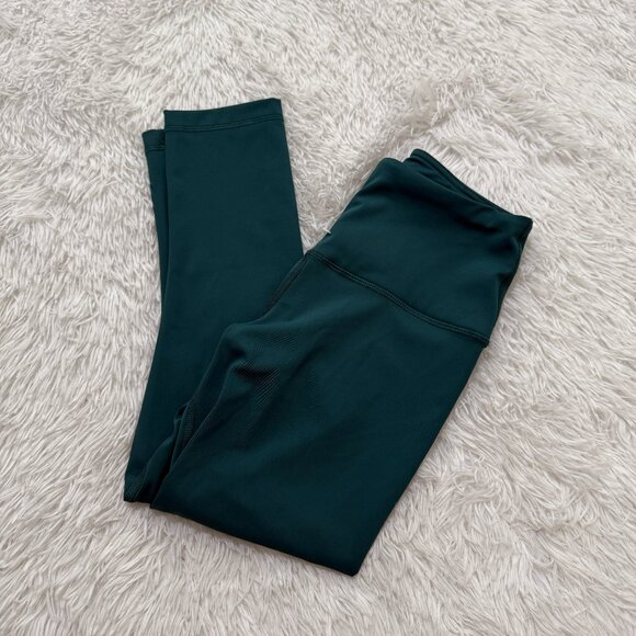 90 Degree By Reflex Pants - Women 90 Degrees High Rise Performance Leggings in Dark Teal Size Extra Small
